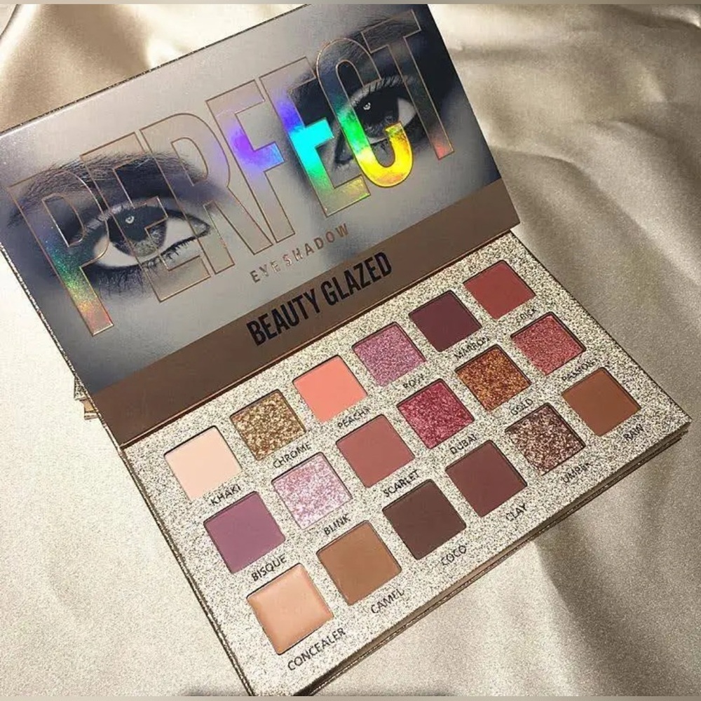 Beauty Glazed Perfect Eyeshadow Palette - Warm Pink & Rose Tones